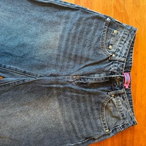 Edikted Blue Flare & Wide Leg Jeans